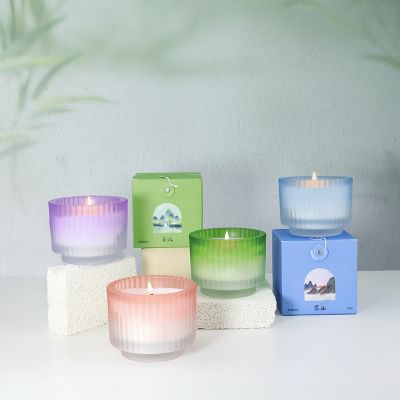 Vertical Gradient Scented Candle 160g